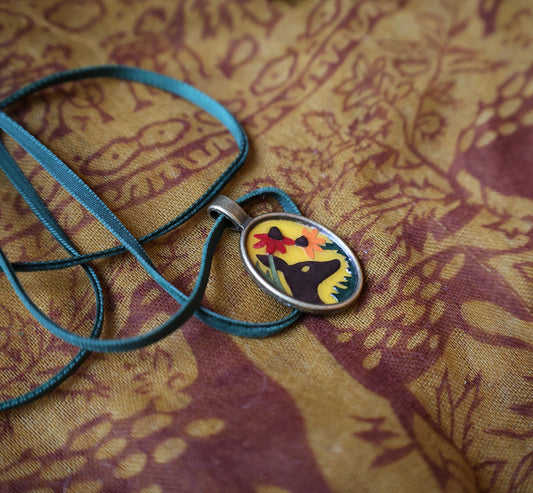 Doe Pendant | Choker | Cottage Core Accessory