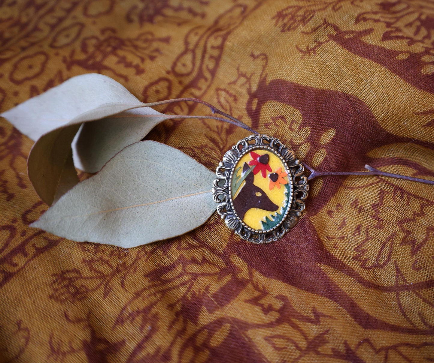 Broche de ciervo | Pin | Cottage Core